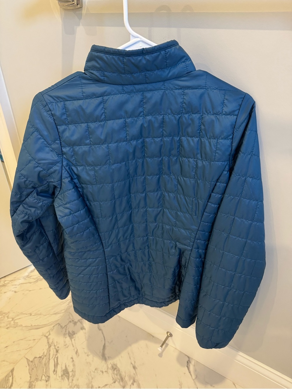 Patagonia Womens Teal-Blue Quilted Puffer Jacket - Picture 2 of 3